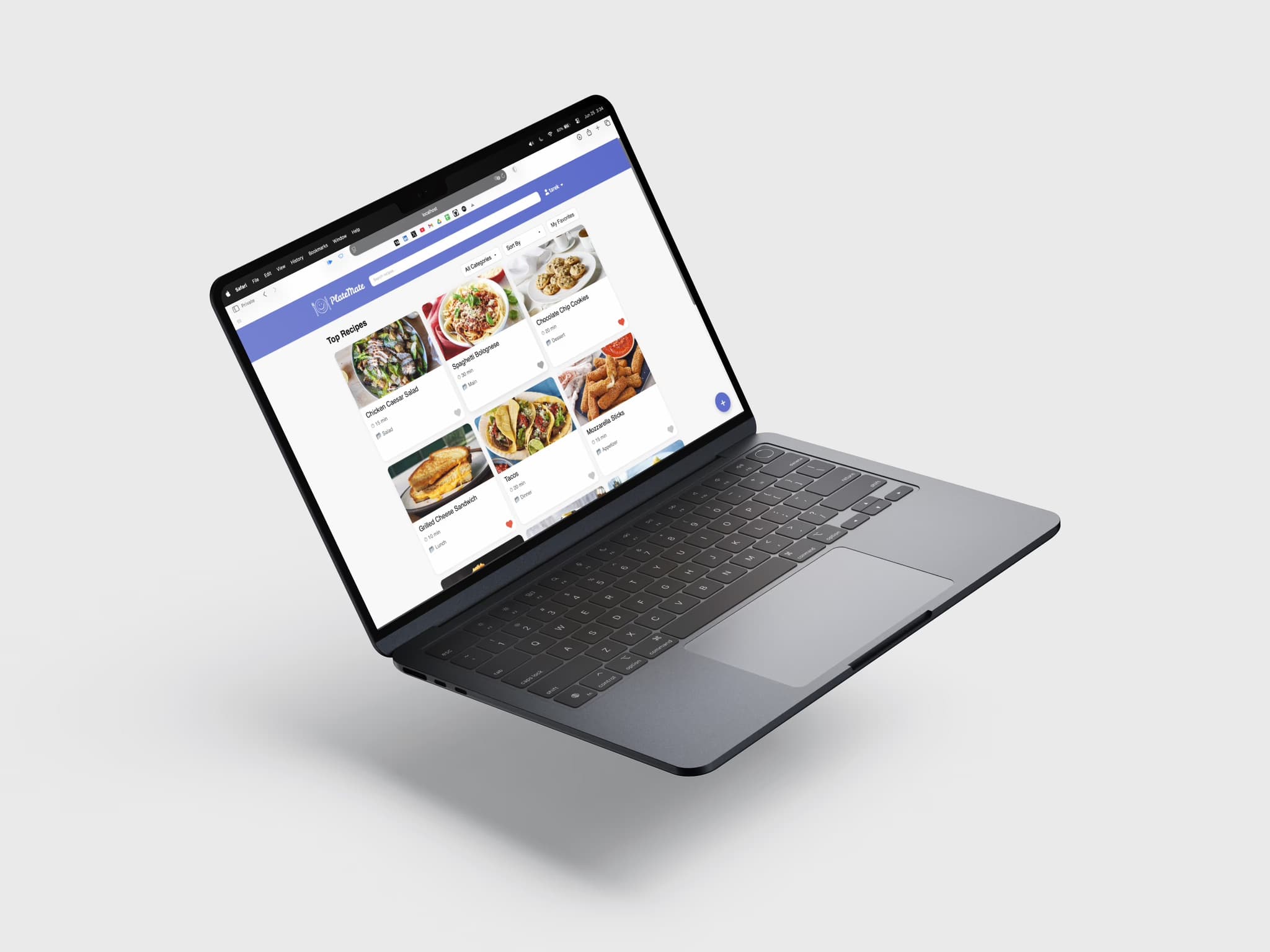 PlateMate - Recipe Sharing Social Website